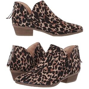 NEW Kenneth Cole leopard fall booties size 9.5